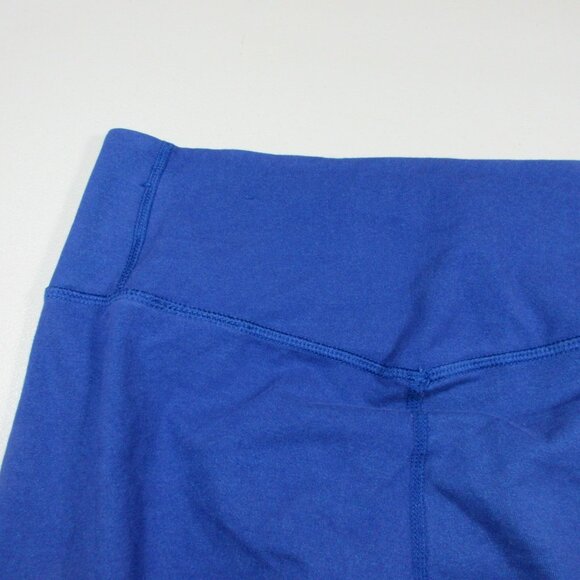 Nike womens 2tone blue striped Legend Burnout capri leggings M 725095 EUC - Picture 7 of 9